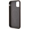 Guess GUHMN61G4GFRW iPhone 11 6.1" / Xr brązowy/brown hardcase 4G Collection Leather Metal Logo MagSafe na NearMe.pl