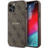 Guess GUHMP12MG4GFRW iPhone 12/12 Pro 6.1" brązowy/brown hardcase 4G Collection Leather Metal Logo MagSafe na NearMe.pl