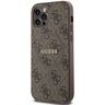 Guess GUHMP12MG4GFRW iPhone 12/12 Pro 6.1" brązowy/brown hardcase 4G Collection Leather Metal Logo MagSafe na NearMe.pl