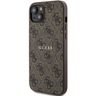 Guess GUHMP14SG4GFRW iPhone 14 / 15 / 13 6.1" brązowy/brown hardcase 4G Collection Leather Metal Logo MagSafe na NearMe.pl