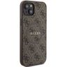 Guess GUHMP15MG4GFRW iPhone 15 Plus / 14 Plus 6.7" brązowy/brown hardcase 4G Collection Leather Metal Logo MagSafe na NearMe.pl