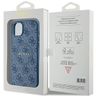 Guess GUHMP15SG4GFRB iPhone 15 / 14 / 13 6.1" niebieski/blue hardcase 4G Collection Leather Metal Logo MagSafe na NearMe.pl