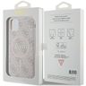 Guess GUHMN61G4GFRP iPhone 11 6.1" / Xr różowy/pink hardcase 4G Collection Leather Metal Logo MagSafe na NearMe.pl