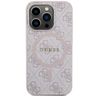 Guess GUHMP14XG4GFRP iPhone 14 Pro Max 6.7" różowy/pink hardcase 4G Collection Leather Metal Logo MagSafe na NearMe.pl