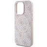 Guess GUHMP15LG4GFRP iPhone 15 Pro 6.1" różowy/pink hardcase 4G Collection Leather Metal Logo MagSafe na NearMe.pl