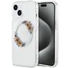Guess GUHMP15SHFWFCT iPhone 15 / 14 / 136.1" transparent hardcase IML Flowers Wreatch MagSafe na NearMe.pl