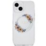 Guess GUHMP15SHFWFCT iPhone 15 / 14 / 136.1" transparent hardcase IML Flowers Wreatch MagSafe na NearMe.pl