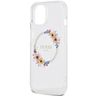 Guess GUHMP15SHFWFCT iPhone 15 / 14 / 136.1" transparent hardcase IML Flowers Wreatch MagSafe na NearMe.pl