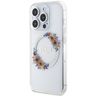 Guess GUHMP15XHFWFCT iPhone 15 Pro Max 6.7" transparent hardcase IML Flowers Wreatch MagSafe na NearMe.pl