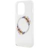 Guess GUHMP15XHFWFCT iPhone 15 Pro Max 6.7" transparent hardcase IML Flowers Wreatch MagSafe na NearMe.pl