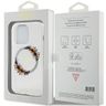 Guess GUHMP15XHFWFCT iPhone 15 Pro Max 6.7" transparent hardcase IML Flowers Wreatch MagSafe na NearMe.pl