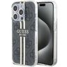 Guess GUHCP15XH4PSEGK iPhone 15 Pro Max 6.7" czarny/black hardcase IML 4G Gold Stripe na NearMe.pl