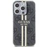 Guess GUHCP15XH4PSEGK iPhone 15 Pro Max 6.7" czarny/black hardcase IML 4G Gold Stripe na NearMe.pl