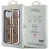 Guess GUHCP15SH4PSEGW iPhone 15 / 14 / 13 6.1" brązowy/brown hardcase IML 4G Gold Stripe na NearMe.pl