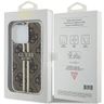 Guess GUHCP15XH4PSEGW iPhone 15 Pro Max 6.7" brązowy/brown hardcase IML 4G Gold Stripe na NearMe.pl