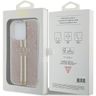 Guess GUHCP14XH4PSEGP iPhone 14 Pro Max 6.7" różowy/pink hardcase IML 4G Gold Stripe na NearMe.pl