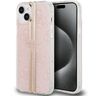 Guess GUHCP15MH4PSEGP iPhone 15 Plus / 14 Plus 6.7" różowy/pink hardcase IML 4G Gold Stripe na NearMe.pl