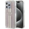 Guess GUHCP15LH4PSEGP iPhone 15 Pro 6.1" różowy/pink hardcase IML 4G Gold Stripe na NearMe.pl