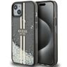 Guess GUHCP15SLFCSEGK iPhone 15 / 14 / 13 6.1" czarny/black hardcase Liquid Glitter Gold Stripes na NearMe.pl