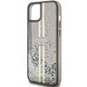Guess GUHCP15SLFCSEGK iPhone 15 / 14 / 13 6.1" czarny/black hardcase Liquid Glitter Gold Stripes na NearMe.pl
