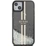 Guess GUHCP15MLFCSEGK iPhone 15 Plus / 14 Plus 6.7" czarny/black hardcase Liquid Glitter Gold Stripes na NearMe.pl