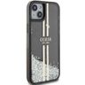Guess GUHCP15MLFCSEGK iPhone 15 Plus / 14 Plus 6.7" czarny/black hardcase Liquid Glitter Gold Stripes na NearMe.pl