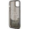 Guess GUHCP15MLFCSEGK iPhone 15 Plus / 14 Plus 6.7" czarny/black hardcase Liquid Glitter Gold Stripes na NearMe.pl