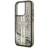 Guess GUHCP15LLFCSEGK iPhone 15 Pro 6.1" czarny/black hardcase Liquid Glitter Gold Stripes na NearMe.pl