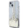 Guess GUHCP15SLFCSEGT iPhone 15 / 14 / 13 6.1" transparent hardcase Liquid Glitter Gold Stripes na NearMe.pl