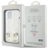 Guess GUHCP15SLFCSEGT iPhone 15 / 14 / 13 6.1" transparent hardcase Liquid Glitter Gold Stripes na NearMe.pl