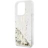 Guess GUHCP15XLFCSEGT iPhone 15 Pro Max 6.7" transparent hardcase Liquid Glitter Gold Stripes na NearMe.pl