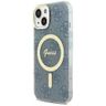 Guess GUHMP15SH4STB iPhone 15 / 14 / 13 6.1" niebieski/blue hardcase IML 4G MagSafe na NearMe.pl