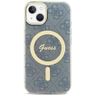 Guess GUHMP15SH4STB iPhone 15 / 14 / 13 6.1" niebieski/blue hardcase IML 4G MagSafe na NearMe.pl