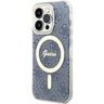 Guess GUHMP15LH4STB iPhone 15 Pro 6.1" niebieski/blue hardcase IML 4G MagSafe na NearMe.pl