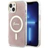 Guess GUHMP15SH4STP iPhone 15 / 14 / 136.1" różowy/pink hardcase IML 4G MagSafe na NearMe.pl