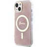 Guess GUHMP15SH4STP iPhone 15 / 14 / 136.1" różowy/pink hardcase IML 4G MagSafe na NearMe.pl