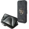 Guess GUBKP15S4GMGGR iPhone 15 / 14 / 13 6.1" szary/grey book 4G Metal Logo na NearMe.pl