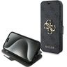 Guess GUBKP15X4GMGGR iPhone 15 Pro Max 6.7" szary/grey book 4G Metal Logo na NearMe.pl