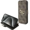 Guess GUBKP15S4GMGBR iPhone 15 / 14 / 136.1" brązowy/brown book 4G Metal Logo na NearMe.pl