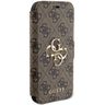 Guess GUBKP15S4GMGBR iPhone 15 / 14 / 136.1" brązowy/brown book 4G Metal Logo na NearMe.pl