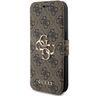 Guess GUBKP15X4GMGBR iPhone 15 Pro Max 6.7" brązowy/brown book 4G Metal Logo na NearMe.pl
