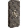 Guess GUBKP15X4GMGBR iPhone 15 Pro Max 6.7" brązowy/brown book 4G Metal Logo na NearMe.pl