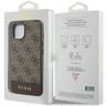 Guess GUHCP15SG4GLBR iPhone 15 / 14 / 13 6.1" brązowy/brown hardcase 4G Stripe Collection na NearMe.pl
