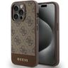 Guess GUHCP15LG4GLBR iPhone 15 Pro 6.1" brązowy/brown hardcase 4G Stripe Collection na NearMe.pl