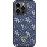 Guess GUHCP15LPG4GPB iPhone 15 Pro 6.1" niebieski/blue hardcase 4G Triangle Metal Logo na NearMe.pl