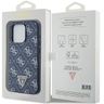 Guess GUHCP15LPG4GPB iPhone 15 Pro 6.1" niebieski/blue hardcase 4G Triangle Metal Logo na NearMe.pl