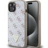 Guess GUHCP15SPG4GPH iPhone 15 / 14 / 136.1" biały/white hardcase 4G Triangle Metal Logo na NearMe.pl