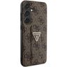 Guess GUHCS24MPGS4TDW S24+ S926 brązowy/brown hardcase Grip Stand 4G Triangle Strass na NearMe.pl