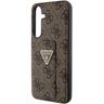 Guess GUHCS24MPGS4TDW S24+ S926 brązowy/brown hardcase Grip Stand 4G Triangle Strass na NearMe.pl