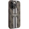 Guess GUHMP15LP4RPSW iPhone 15 Pro 6.1" brązowy/brown hardcase 4G Printed Stripes MagSafe na NearMe.pl